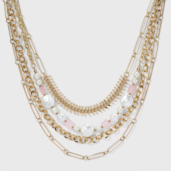 Bead Chain Necklace - A New Day Gold