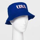 No Brand Women's Usa Bucket Hat - Blue