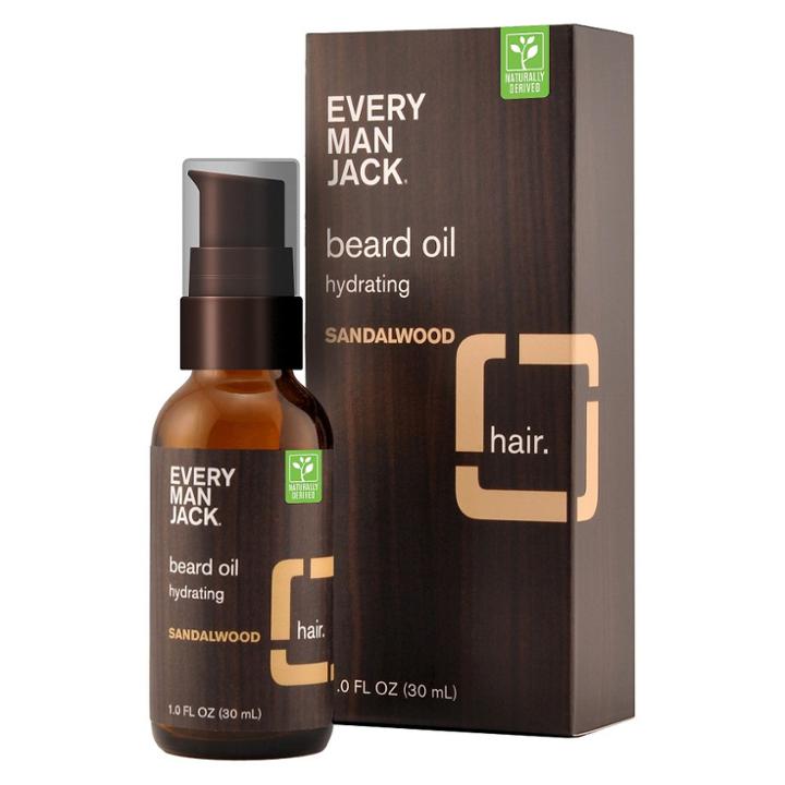 Every Man Jack Beard Oil Sandalwood