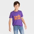Boys' 'game Mode' Graphic Short Sleeve T-shirt - Cat & Jack Dark Purple