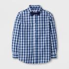 Wd·ny Black Boys' Long Sleeve Button-down Shirt With Bow Tie Navy M - Wd.ny Black, Blue