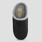 Men's Deer Stags Nordic Wide Width Slide Slippers - Black 12w,