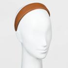 Faux Suede Hard Headband - Universal Thread Brown