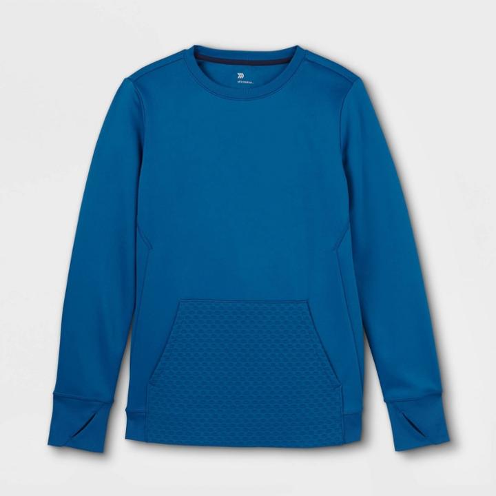 All In Motion Boys' Performance Crewneck Sweatshirt - All In