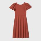 Women's Short Sleeve Dress - Prologue Rust