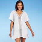 Kona Sol Women's Crochet Insert Cover Up Dress - Kona