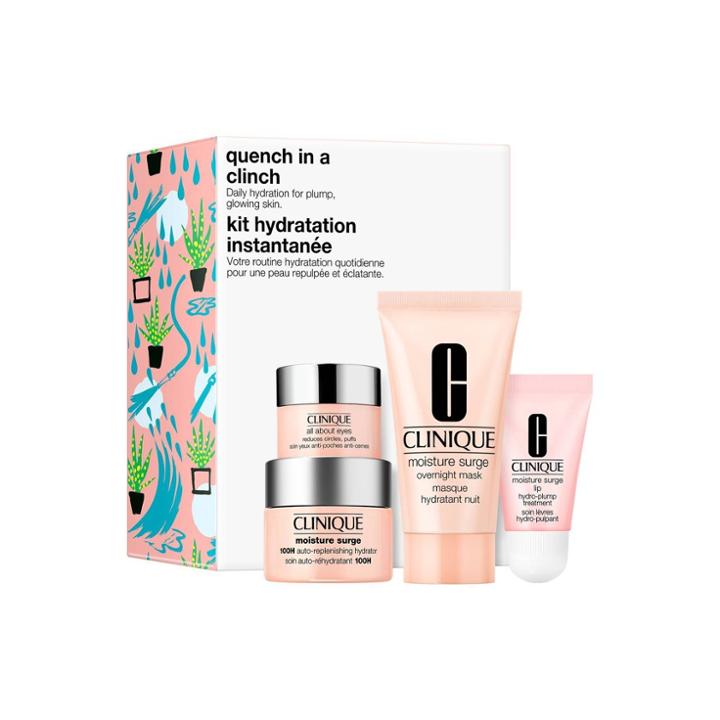 Clinique Glow All Day All Night Moisture Surge Sos Kit - 1.91oz/4pc - Ulta Beauty