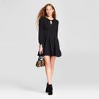Eclair Women's Keyhole Fit & Flare Dress - Clair Black