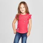 Toddler Girls' Short Sleeve T-shirt - Cat & Jack Red Berries