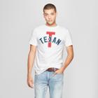 Men's Short Sleeve Texan Graphic T-shirt - Awake White