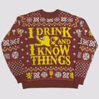 Men's Game Of Thrones Drink Ugly Holiday Sweater -