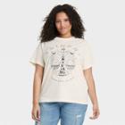 Grayson Threads Women's Plus Size Libra Zodiac Short Sleeve Graphic T-shirt - White