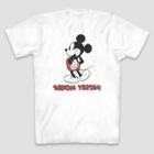 Men's Disney Mickey Mouse Short Sleeve Graphic T-shirt - White S, Men's,