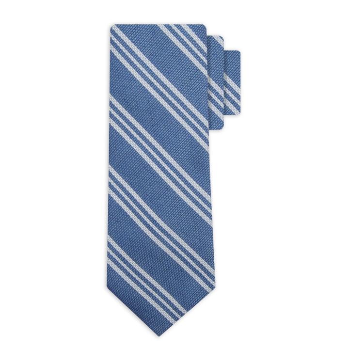 Men's Striped Necktie - Goodfellow & Co Blue One Size, Jamestown Blue