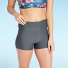 Women's Foldover Boyshort - Kona Sol Gray M,