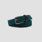 Men's Yarn Braid Dapper Belt - Goodfellow & Co Teal