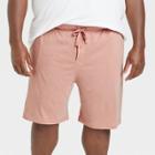 Men's Big & Tall 9 Solid Knit Pajama Shorts - Goodfellow & Co Pink