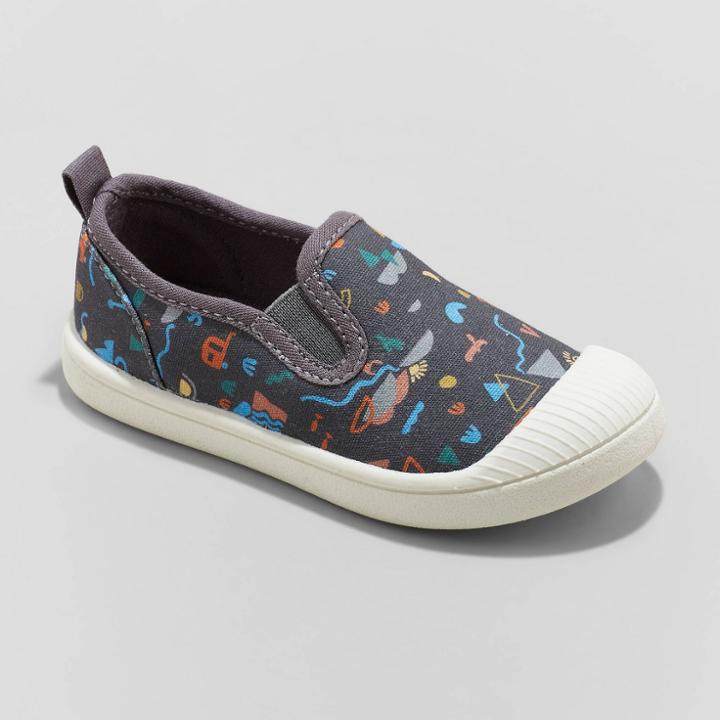 Toddler Kaleb Slip-on Sneakers - Cat & Jack Gray