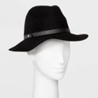 Women's Felt Fedora Hat - Universal Thread Black, Women's,