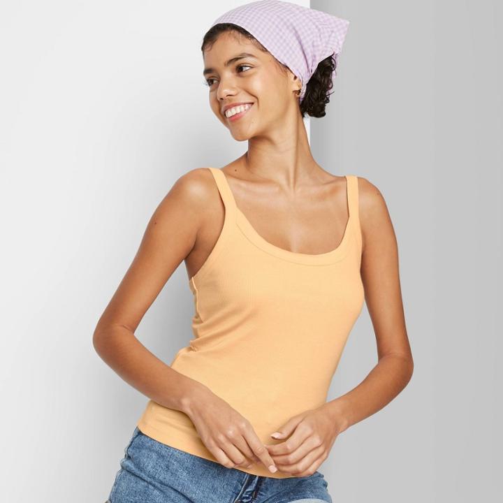 Women's Tank Top - Wild Fable Dark Peach