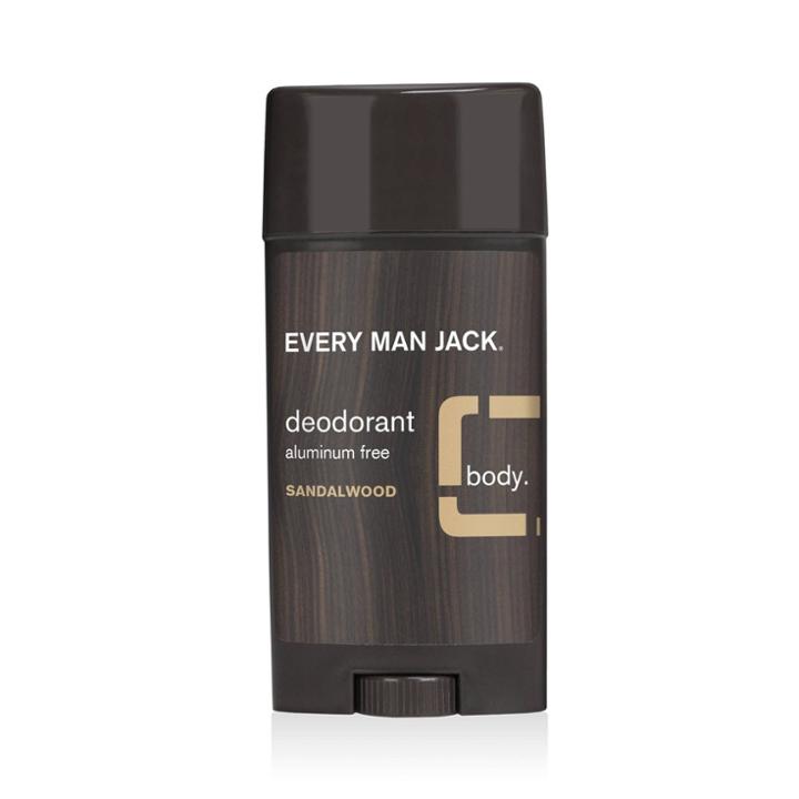 Every Man Jack Men's Aluminum-free Sandalwood Deodorant With Witch Hazel