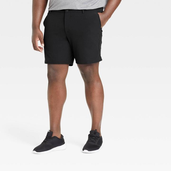 Men's Big & Tall Travel Shorts - All In Motion Black