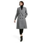 Women's Plaid Double Breasted Overcoat- Nili Lotan X Target Gray