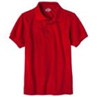 Dickies Boys' Pique Uniform Polo Shirt - Red L, Boy's,