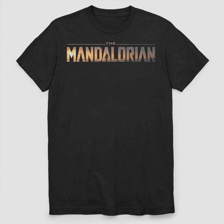 Men's Star Wars Mandalorian Short Sleeve Graphic T-shirt - Black
