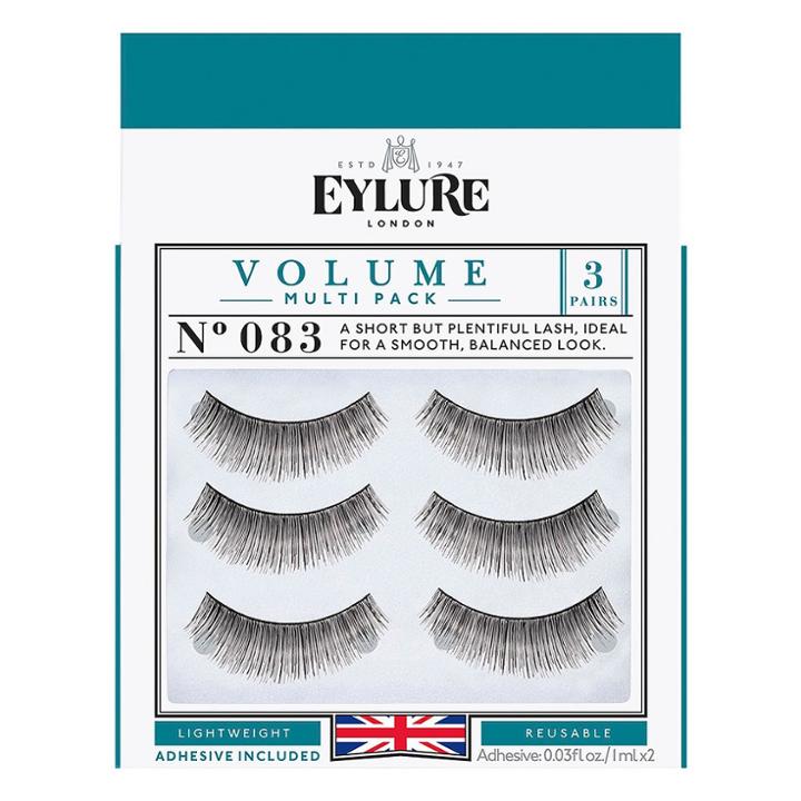 Eylure Volume 083 - 3pk, False Eyelashes