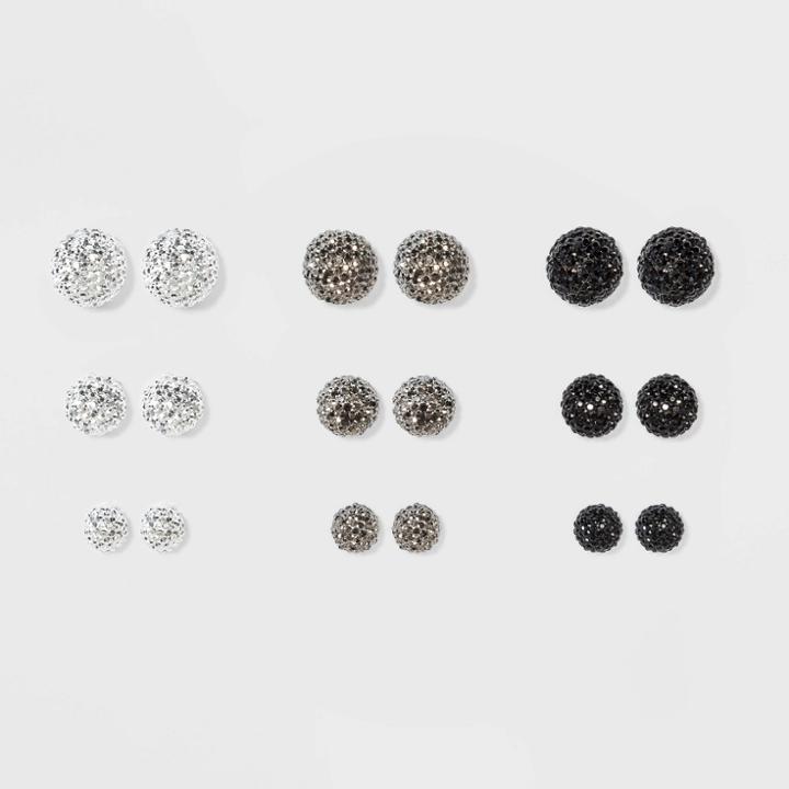 Fireball Multi Earring Set 9ct - Wild Fable , Women's,