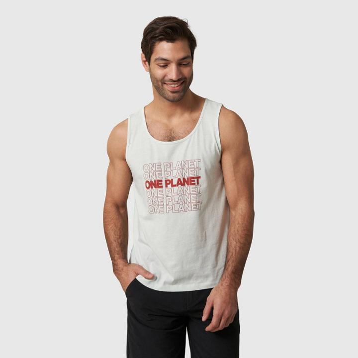 United By Blue Men's Organic One Planet Graphic Tank -