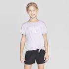 Umbro Girls' Shine Logo Side Tie T-shirt - Lavender Purple