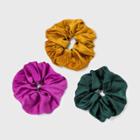 Solid Satin Jumbo Hair Twister Set 3pc - Wild Fable Fuchsia
