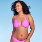 Women's Triangle Bikini Top - Wild Fable Orchid Purple