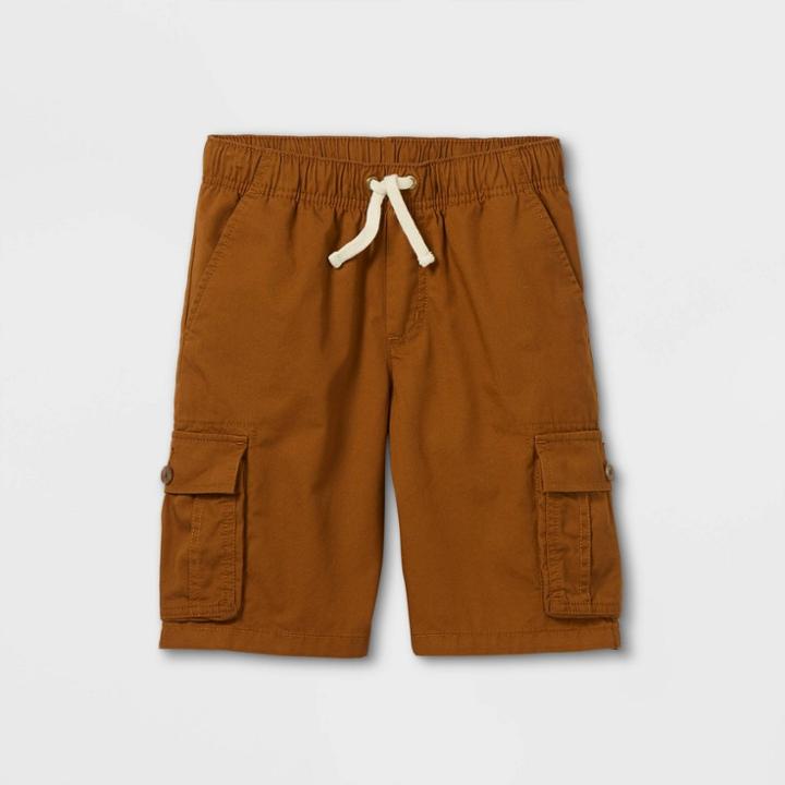 Oversizeboys' Pull-on Cargo Shorts - Cat & Jack Brown