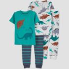 Carter's Just One You Toddler Boys' 4pc Dino Pajama