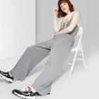 Target Women's Strappy Round Neck Knit Jumpsuit - Wild Fable Gray