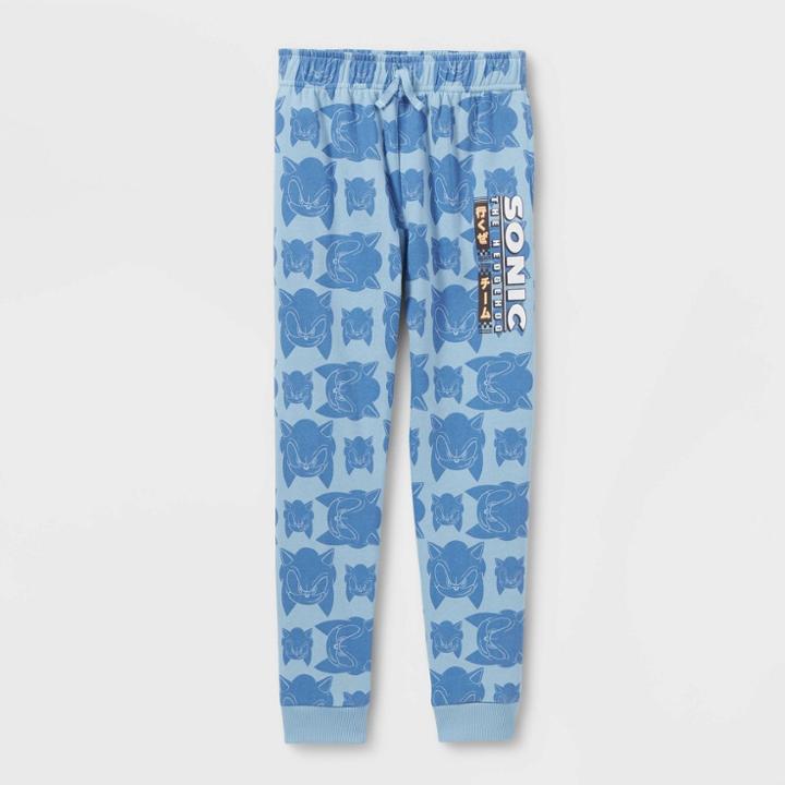 Boys' Sonic The Hedgehog Jogger Pants - Blue