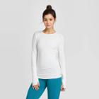 Women's Seamless Long Sleeve T-shirt - Joylab White