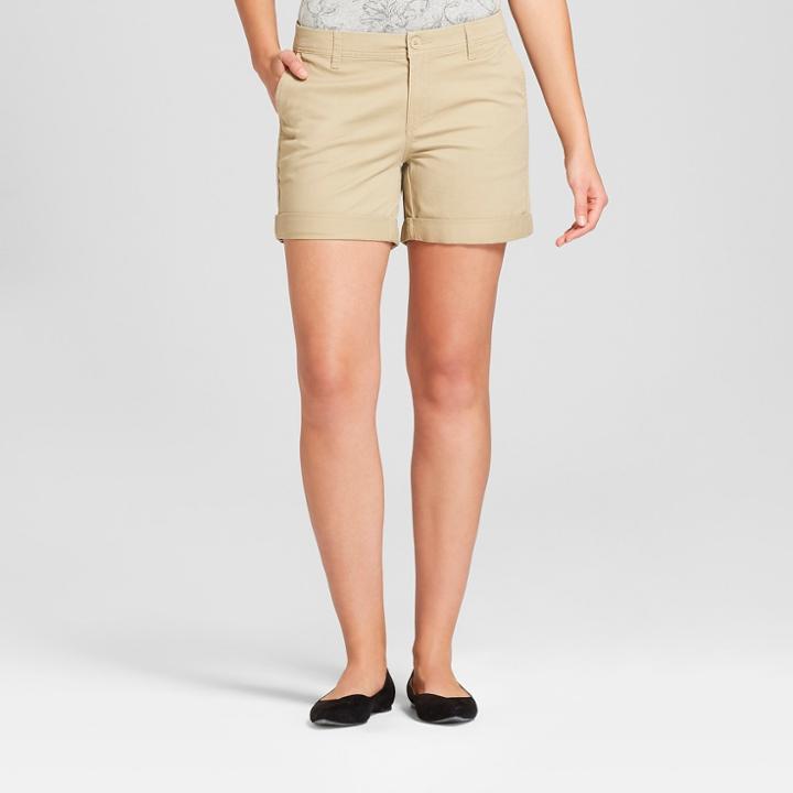 Women's 5 Chino Shorts - A New Day Tan