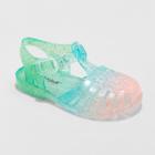Toddler Girls' Fleur Jelly Fisherman Sandals - Cat & Jack Green