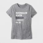Shinsung Tongsang Women's Short Sleeve Marshmallow Roaster Graphic T-shirt - Gray