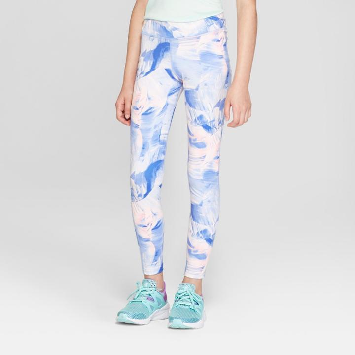 Girls' Performance Leggings - C9 Champion Blue Canyon Wash Print