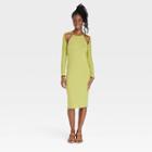 Black History Month Target X Sammy B Women's Long Sleeve Cut Out Bodycon Dress - Green