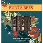 Burt's Bees Festive Kiss Trio Gift Set - 3ct/0.15oz Each