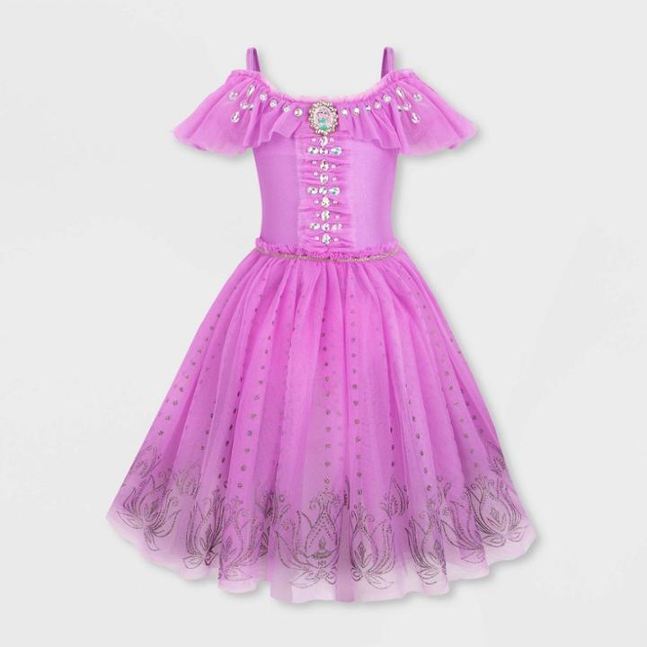 Girls' Disney Jasmine Leotard - Purple