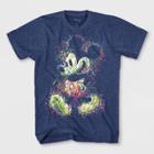 Disney Boys' Mickey Mouse Scribbles Short Sleeve T-shirt - Navy Heather