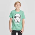 Boys' Star Wars Stormtrooper Flip Sequin St. Patrick's Day T-shirt - Green