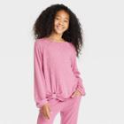 Girls' Cozy Pullover Shirt - Cat & Jack Pink